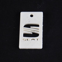 assento logotipo keychain fan art carro acessórios chaveiro 3d print model - Mito3D