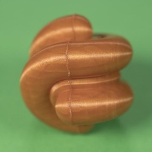 tubo hexasphericon formazione scolastica matematica fisica giocattolo forma rotolare matematico sphericon 3d print model - Mito3D