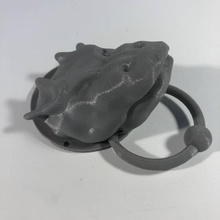 dragon door knob & garden 3d print model - Mito3D