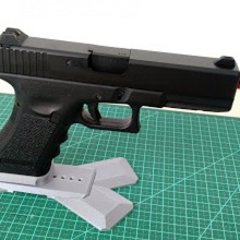 glock gbb display stand sports & outdoor airsoft 3d print model - Mito3D