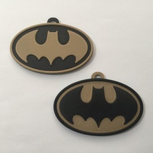 batman logo pendant bat jewellery neck dc jewelry dccomics pendants 3d print model - Mito3D