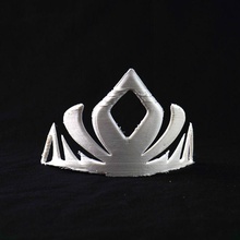 queen elsa crown props & cosplay cartoon disney snowqueen 3d print model - Mito3D