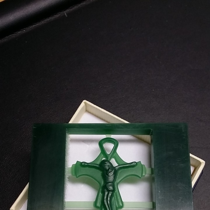 crocifisso bijoux pendentif crucifix 3D print model - Mito3D