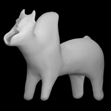 vessel form humped bull scan terracotta amlash 3d print model - Mito3D