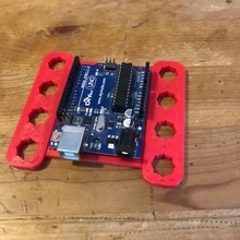 clickaloo arduino mount gadgets & electronics robot 3d print model - Mito3D