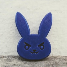 dva's bunny symbol fan art overwatch dva 3d print model - Mito3D