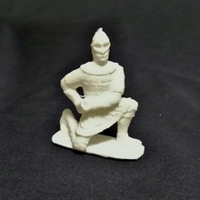 seated army soldier tabletop toys 3d print model - Mito3D