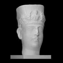 head priest scan face man portrait sculpture 3d print model - Mito3D