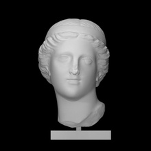 mármol cabeza Venus capua escanear 3d print model - Mito3D