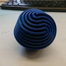octosphericon wave education art sphericon 3d print model - Mito3D