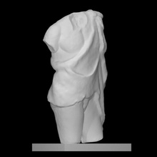 torso god scan body man roman marble male 3d print model - Mito3D