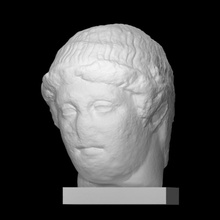 head youth scan greek man marble boy young 3d print model - Mito3D