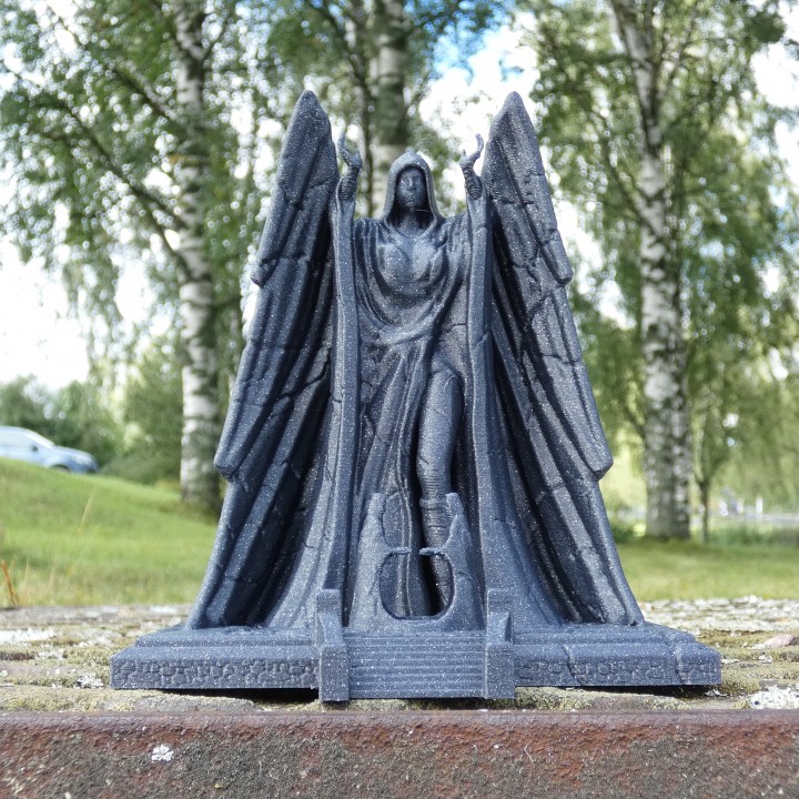 meridyenler türbe hayran Sanat dekorasyon oyun tanrıça heykel kanatlar melek Tanrı Skyrim Yaşlılar fanart theelderscrolls Daedra meridyen 3D print model - Mito3D