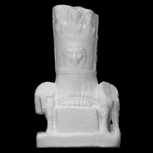 jupiter heliopolitanus scan lion roman sculpture statue bull limestone beirut 3d print model - Mito3D