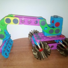 escavadora play set clickaloo toys & games escavadoraclickaloo quinaclickaloo 3d print model - Mito3D