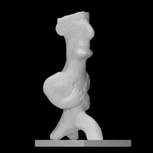 kneeling male scan weapon seated valley beirut orontes 3d print model - Mito3D
