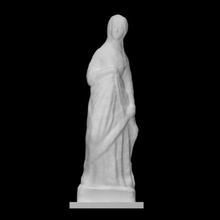 tanagra Varredura figura estatueta Grécia mulher Cidade terracota 3d print model - Mito3D
