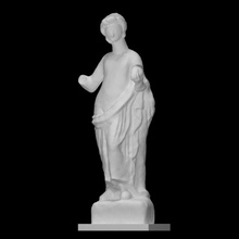 tanagra figurine analyse figure sculpture femme terre cuite 3d print model - Mito3D