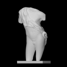 tronco sátiro Varredura corpo coleção romano mármore Rodin 3d print model - Mito3D