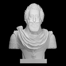 buste Henri iv analyse Roi portrait sculpture marbre henri 3d print model - Mito3D