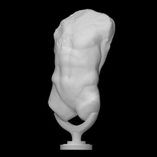 torso Hermes escanear cuerpo griego escultura estatua mármol masculino Partenón 3d print model - Mito3D