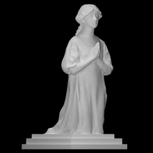 monumento Violeta vaughan Morgan escanear niña muerto norwich catedral joven Orando fallecido 3d print model - Mito3D