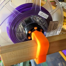 3d gedruckt Ausrüstung Lager Spule Halter Unterstützung bauen Drucker Getriebe Fischgrätenmuster printinplace Spulenhalter Foltertest 3dpn 3d print model - Mito3D