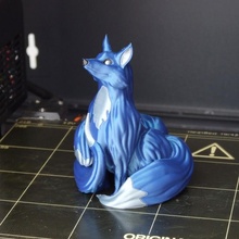 blink fox multi-material remix toys & games mmu 3d print model - Mito3D