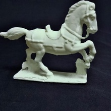 king horse tabletop toys 3d print model - Mito3D