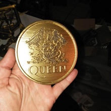 band logo - queen coin 3d print model - Mito3D