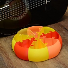 pumpkin jigsaw vase toys & games bowl assembly spiral 3d print model - Mito3D