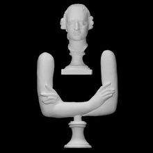 marquis sade scan sculpture plastic abstract burganov 3d print model - Mito3D