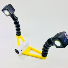 action camera diver's handle 4 - aussieland edition gadgets & electronics gopro diving underwater dive 3d print model - Mito3D