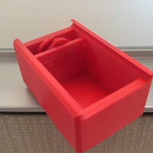 radbox Puzzle Box Garten sperren Trick Chiffre entziffern 3d print model - Mito3D