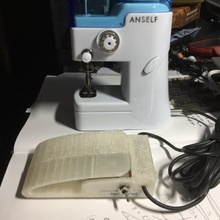 pie pedal coser máquina electrónico productos jardín cambiar interruptor 3d print model - Mito3D