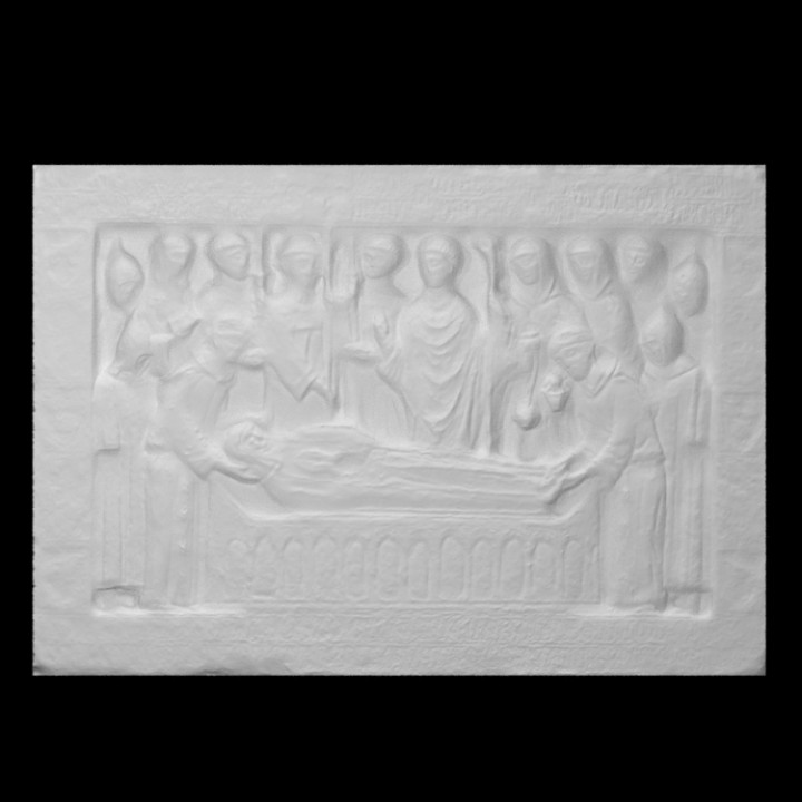 tombstone margarida cadell scan 3D print model - Mito3D