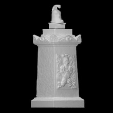 gravestone scan column warrior decorated 3d print model - Mito3D