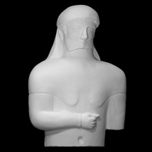 estátua barbudo devoto Varredura homem masculino terracota 3d print model - Mito3D