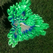 verdreifachen Bass Herz Vase Garten Dekoration Dekorationen Dekor Vasen Spiral Blume Modus wellenartig Haus Innere 3d print model - Mito3D