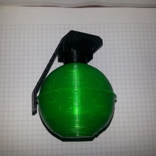 dummy airsoft bb container m67 grenade sports & outdoor 3d print model - Mito3D
