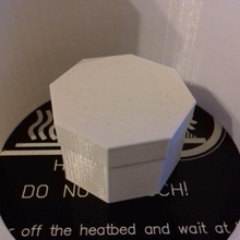 sekizgen şekilli Kutu küçük Bahçe konteyner 3d print model - Mito3D