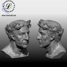 julio César busto educación histórico miniaturas juego rol romano rpg mesa diorama guerra imperio d añadir caminos conducen Roma 3d print model - Mito3D