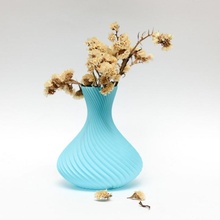 quadratic vase art bottle math spiral decor spiralize 3d print model - Mito3D