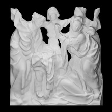 relief fainting virgin scan carving sculpture 3d print model - Mito3D