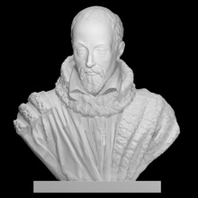 Philippe Bertier analyse buste sculpture terre cuite marc arcis philippe bertier illustres capitole 3d print model - Mito3D