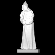 Orando monje Bartolomeo escanear escultura bronce 3d print model - Mito3D