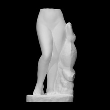 marbre statue Aphrodite anadyomène analyse déesse sculpture Vénus 3d print model - Mito3D