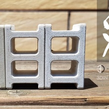 hollow brick & garden hollowbrick 3d print model - Mito3D