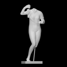Afrodite armato spada scansione dea statua culto marmo 3d print model - Mito3D