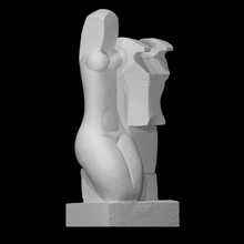 Europa europa Zeus Varredura Deus deusa escultura adoração calcário cubismo 3d print model - Mito3D